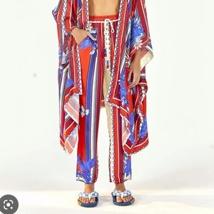 FARM Rio Macaw Scarf Pants NWT